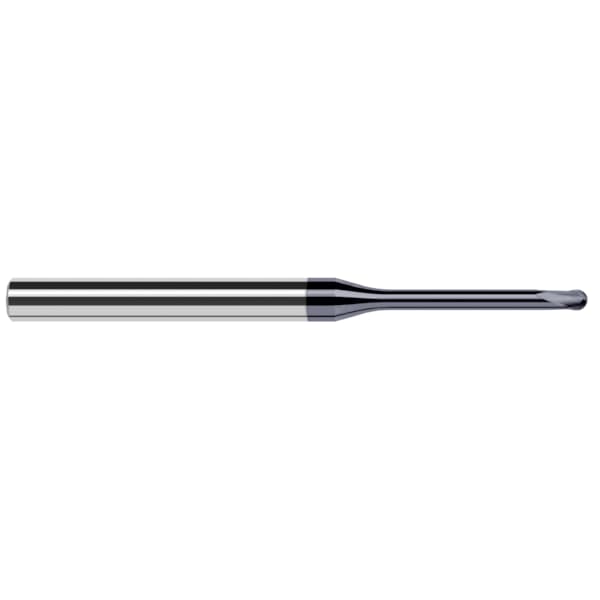 End Mill for Hardened Steels - Finishers - Ball, 0.0620" (1/16), Neck Dia.: 0.0600"